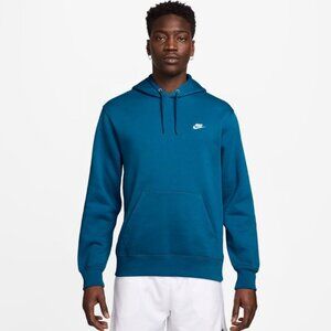 Big & Tall Men's Nike Club Pull-Over Fleece Hoodie 3XL/Green Abyss NWT